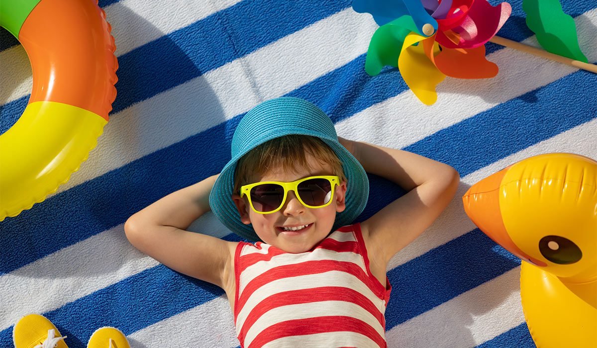 Kids enjoying water play activities and swimming lessons during Canadian summer