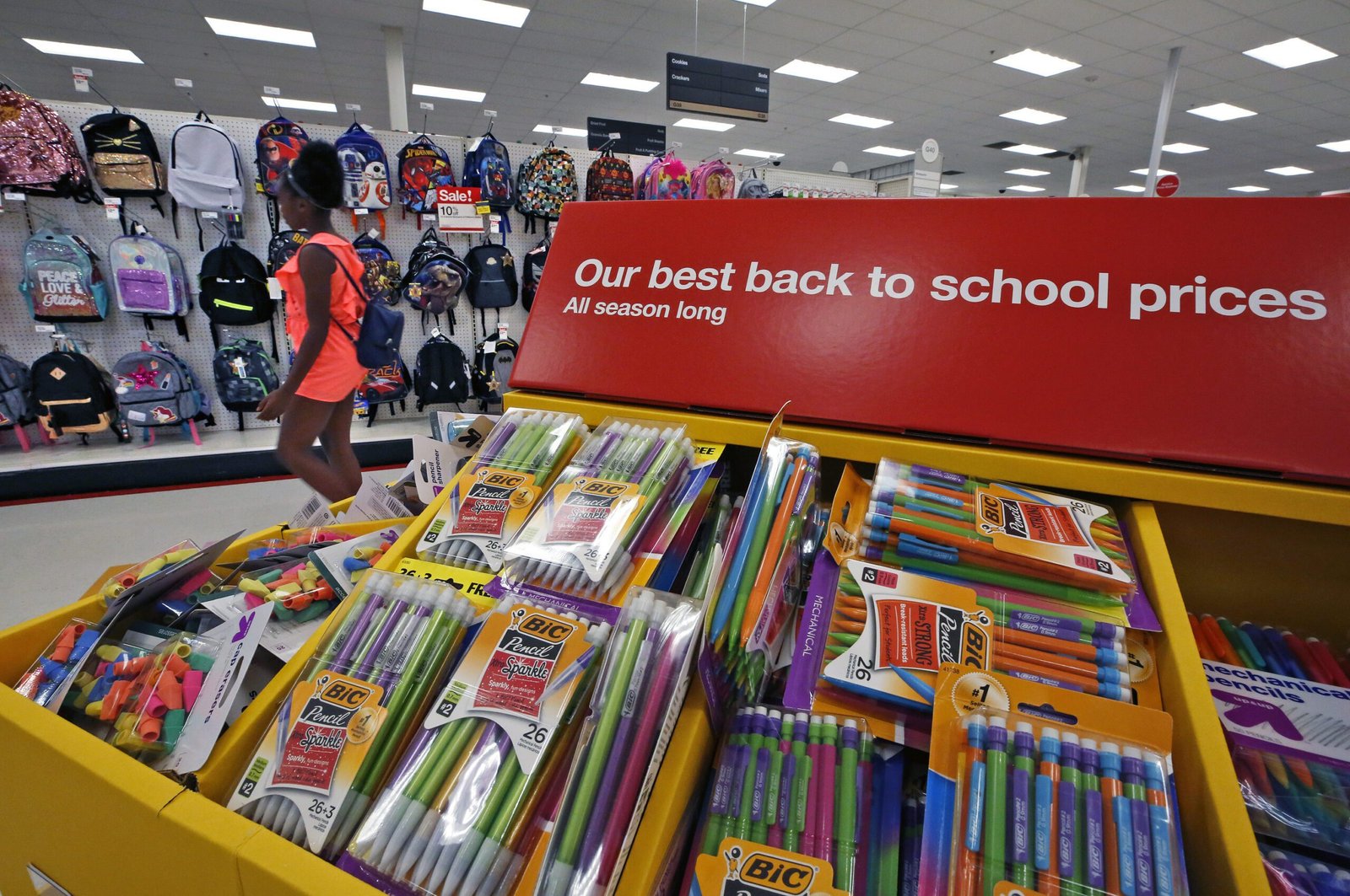 Canadian family back to school shopping with organized lists and budget planning
