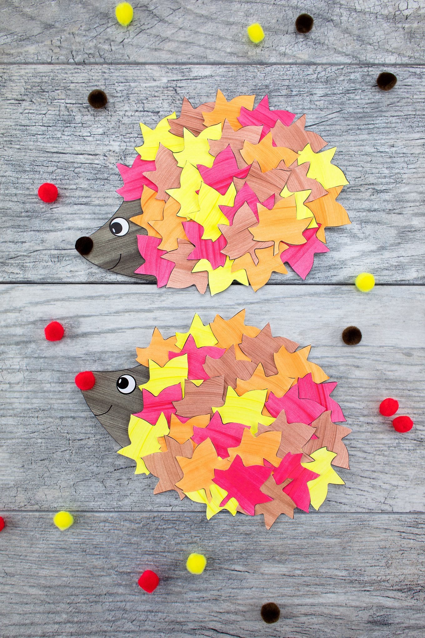Fall craft supplies and materials for Canadian children's autumn art projects