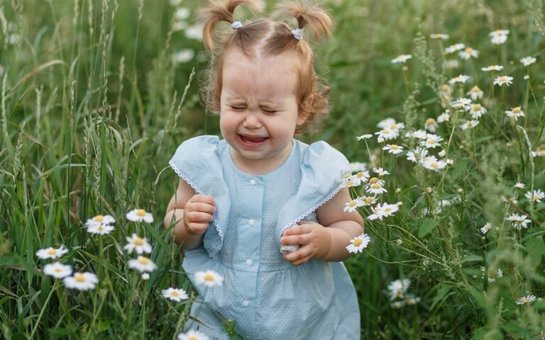 Comparison chart showing differences between childhood allergies and cold symptoms in Canadian toddlers