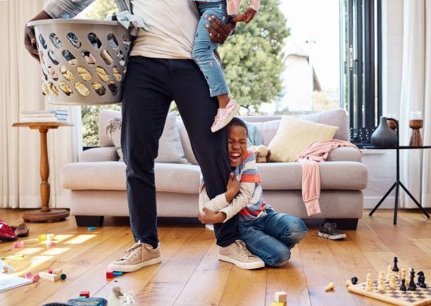 Mother balancing work and childcare illustrating mental load
